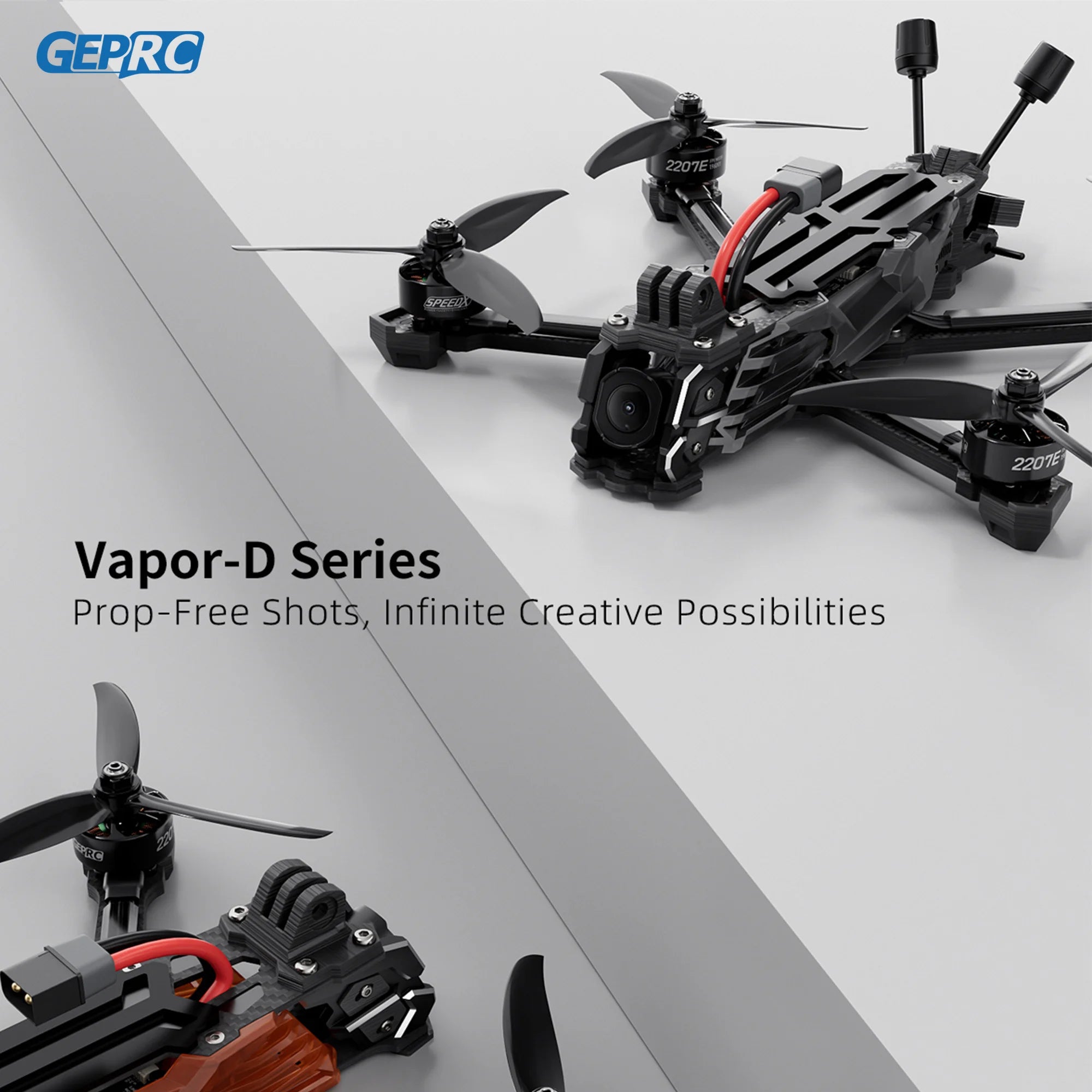 GEPRC Vapor-X5 D5 HD O4 Pro FPV Drone 5Inch O4 Air Unit VTX 4K 120fps Recording 2207E 1960KV Motor RC Quadcopter Freestyle Drone - Image 3