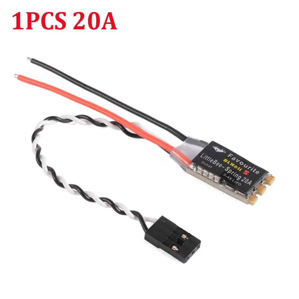FVT LittleBee Little Bee BLHeli_S ESC DSHOT SPRING 20A ESC BLHeli S Speed Controller 2-4S for FPV Racing Drone - Image 7
