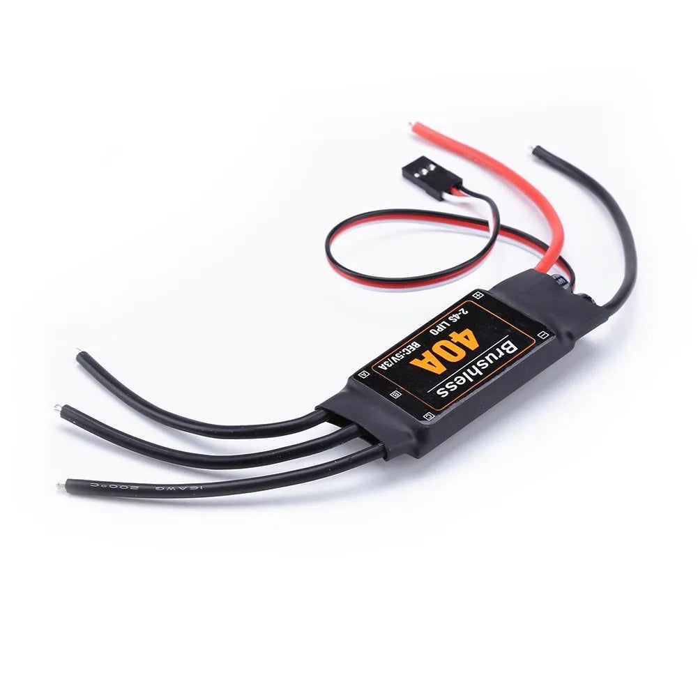 40A Brushless ESC 2-4S Electronic Speed Controller With 5V 3A UBEC 3.5MM Banana Head For RC FPV Quadcopter Airplanes Helicopter - Image 5