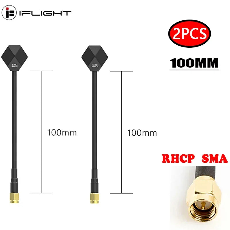 2PCS iFlight Albatross V2 5.8GHz LHCP RPSMA RHCP SMA FPV Antenna 100mm for FPV RC Drone Parts - Image 8