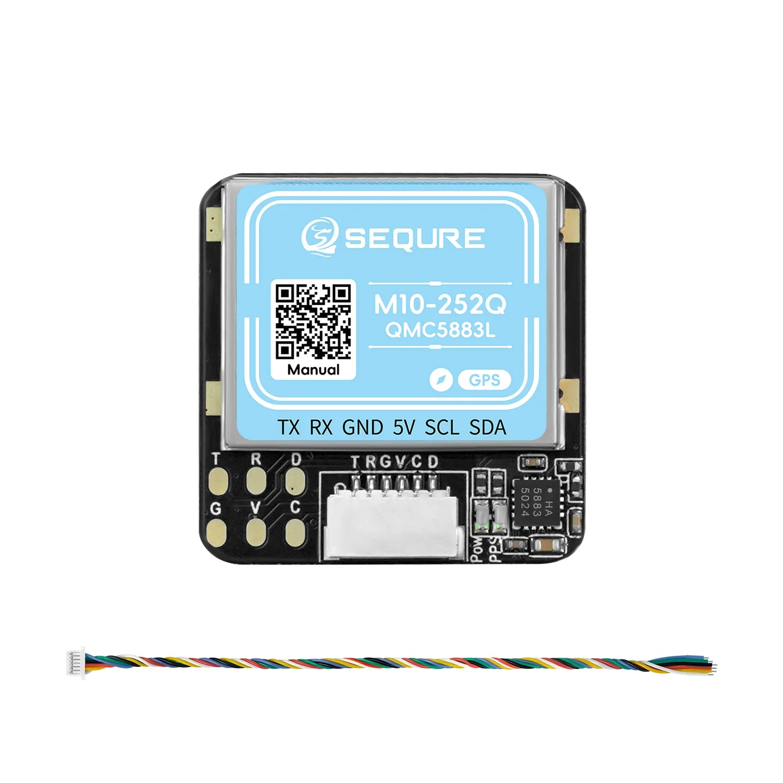 SEQURE M10 Second-generation GPS Fast Positioning Betaflight INVA Ardupilot Fixed-wing Racing Drone FPV Return QMC5883 Compass - Image 11