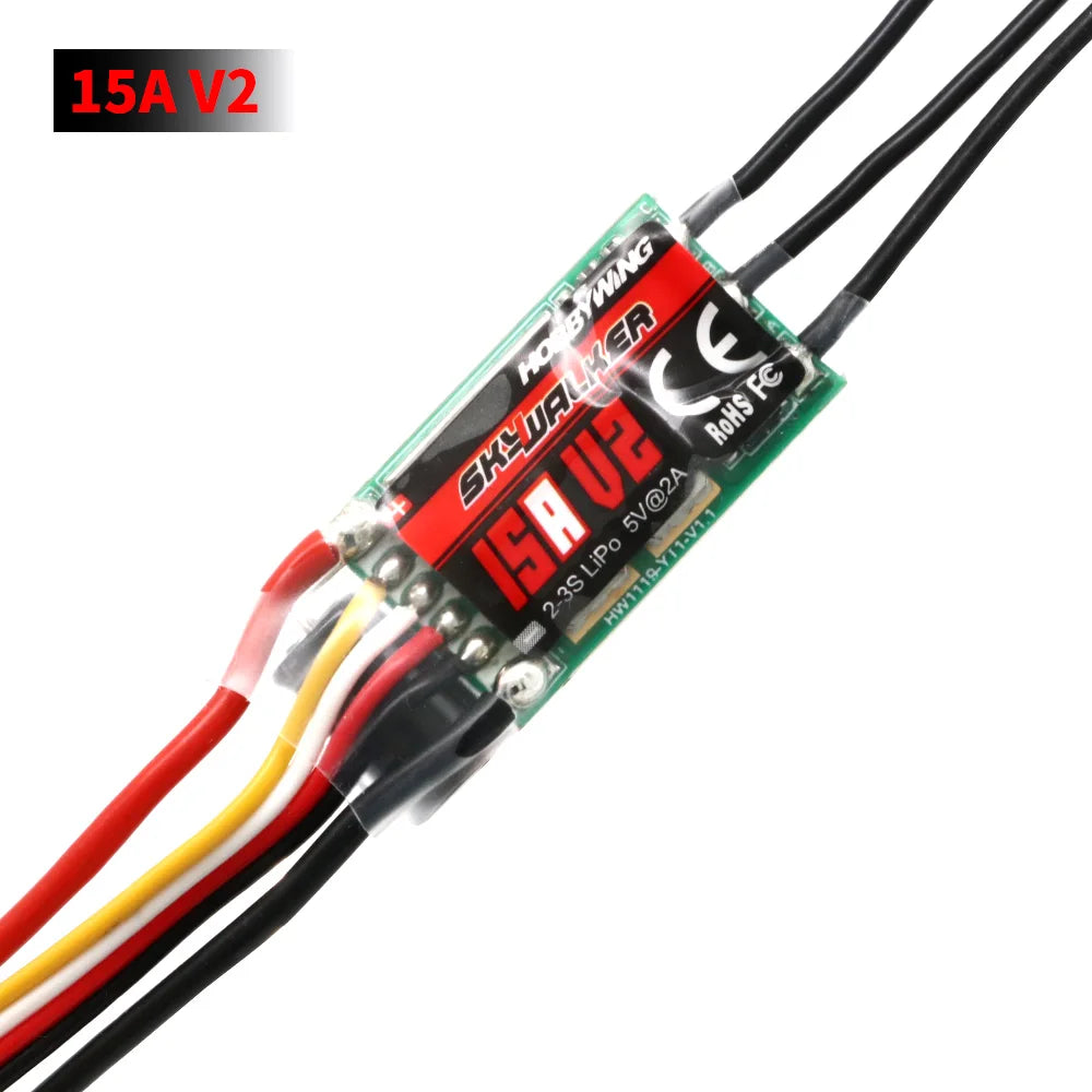 Hobbywing Skywalker 40A 50A 60A 80A 15A 20A 30A 100A 120A V2 130A160A ESC Speed Controller With UBEC For RC Airplanes Helicopter - Image 21