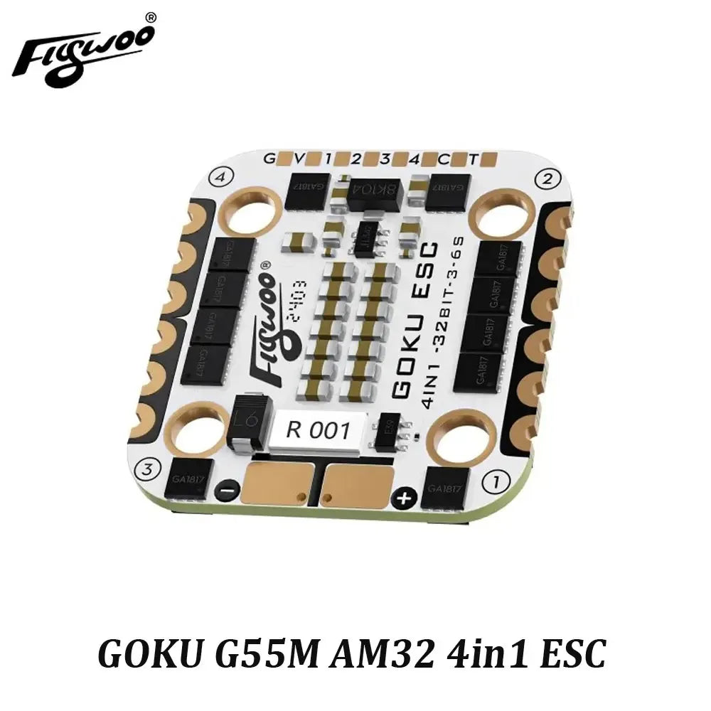 Flywoo GOKU H743 pro 32Bit Flight Controller 55A 128K 30x30 Stack with G55M AM32 4in1 ESC Plug&Play for Drone O4/O4 pro - Image 7
