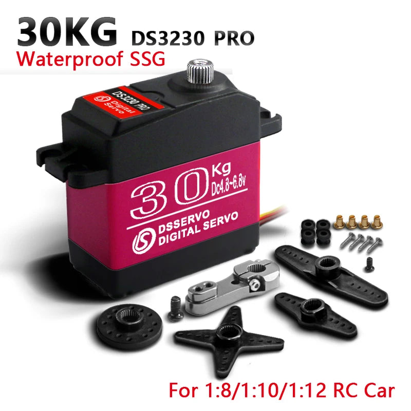 1X Waterproof Servo 20Kg 25Kg 30Kg 35Kg 40Kg High Speed servo Metal Gear Digital Servo RC Baja Servo For 1/8 1/10 Scale RC Cars - Image 5