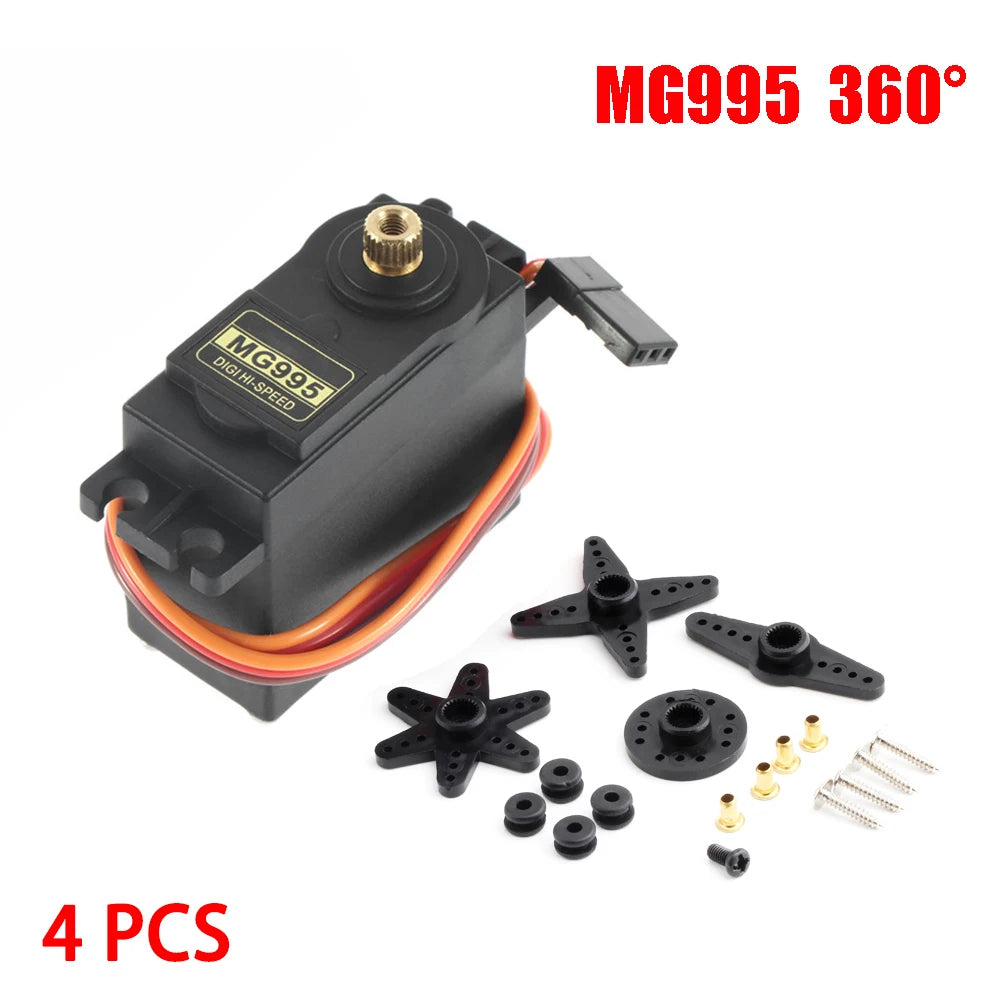 4PCS 13KG 15KG Servos Digital MG995 MG996R Servo All Metal Gear for JR Car RC Model Helicopter Boat Arduino UNO DIY - Image 8