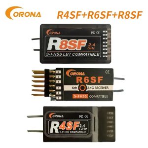 Corona 2.4G R4SF R6SF R8SF S-FHSS/FHSS Receiver Compatible FUTABA S-FHSS T6J T8J T14SG 16SZ Airplane Helicopters Car