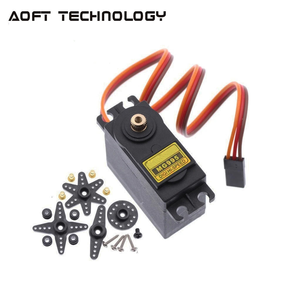 4PCS 13KG 15KG Servos Digital MG995 MG996R Servo All Metal Gear for JR Car RC Model Helicopter Boat Arduino UNO DIY - Image 4