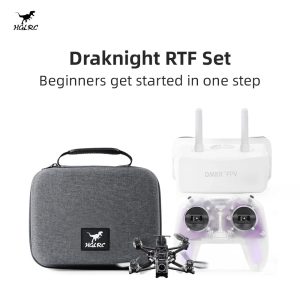HGLRC Draknight 2inch FPV Drone Entry-level RTF Set (FPV Drone + Controller + FPV Goggles)