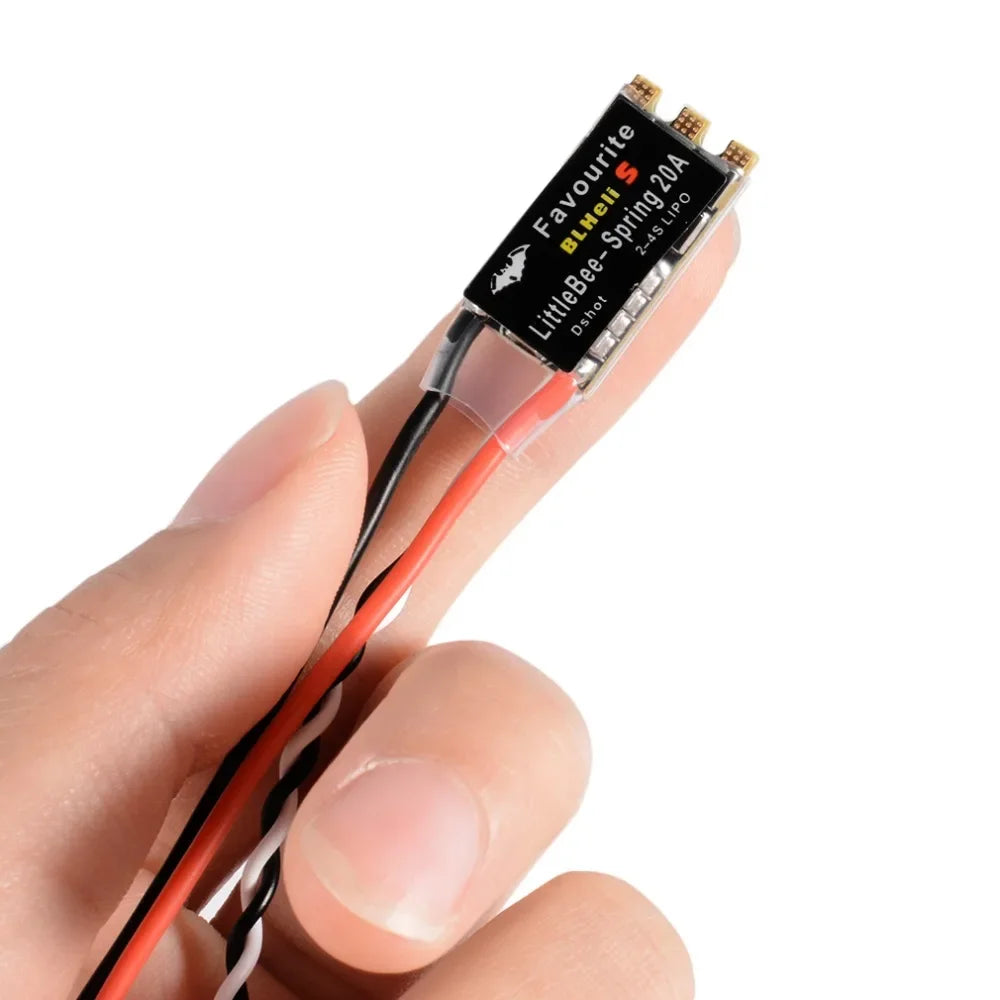 FVT LittleBee Little Bee BLHeli_S ESC DSHOT SPRING 20A ESC BLHeli S Speed Controller 2-4S for FPV Racing Drone - Image 6