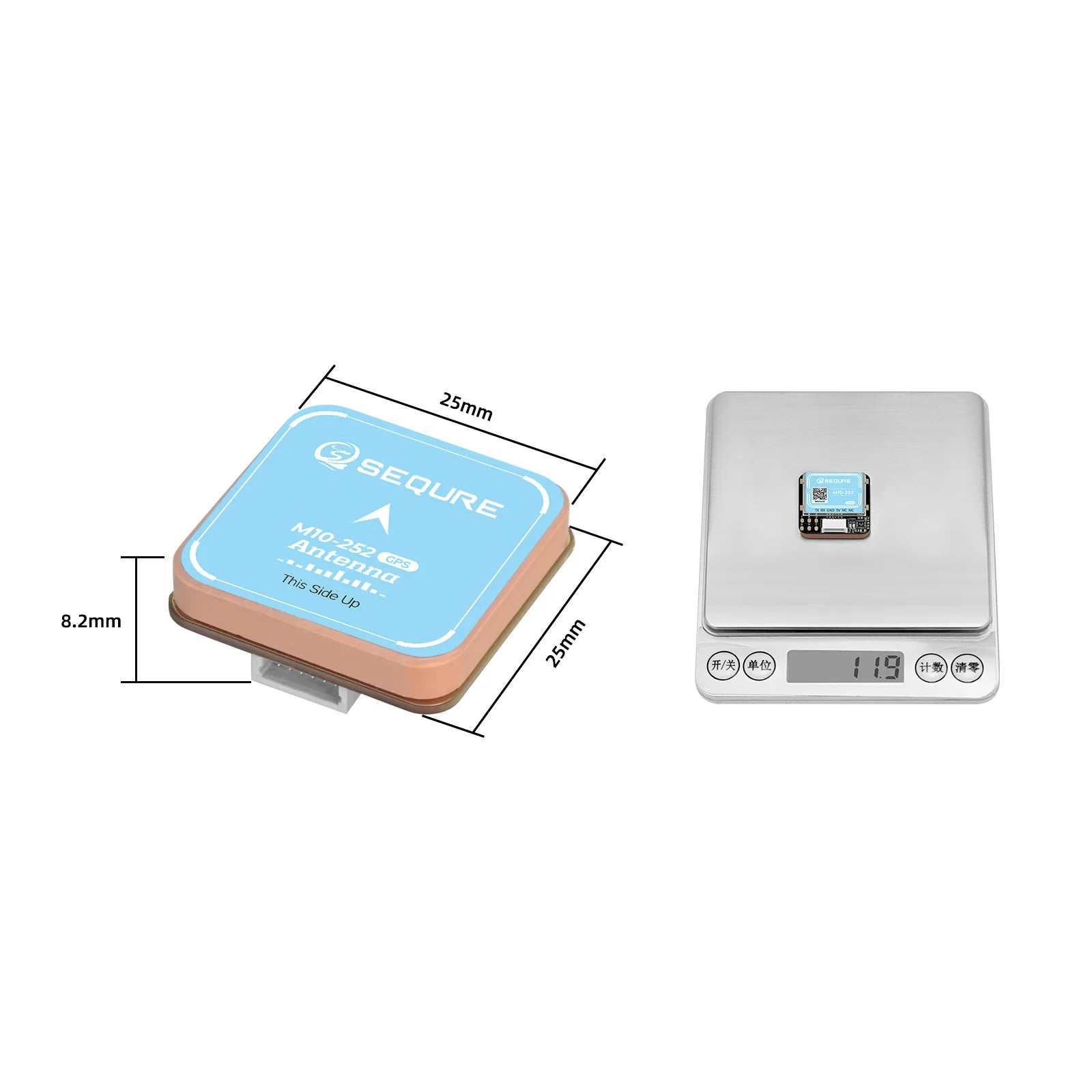 SEQURE M10 Second-generation GPS Fast Positioning Betaflight INVA Ardupilot Fixed-wing Racing Drone FPV Return QMC5883 Compass - Image 5