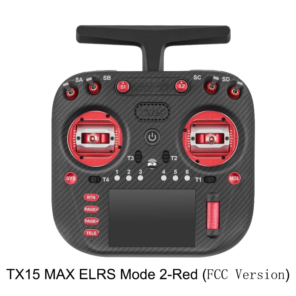 Radiomaster TX15 Max 3.5inch IPS Touchscreen Radio Controller ExpressLRS With AG02 CNC Hall Gimbal Built-in Gyro Microphone - Image 11
