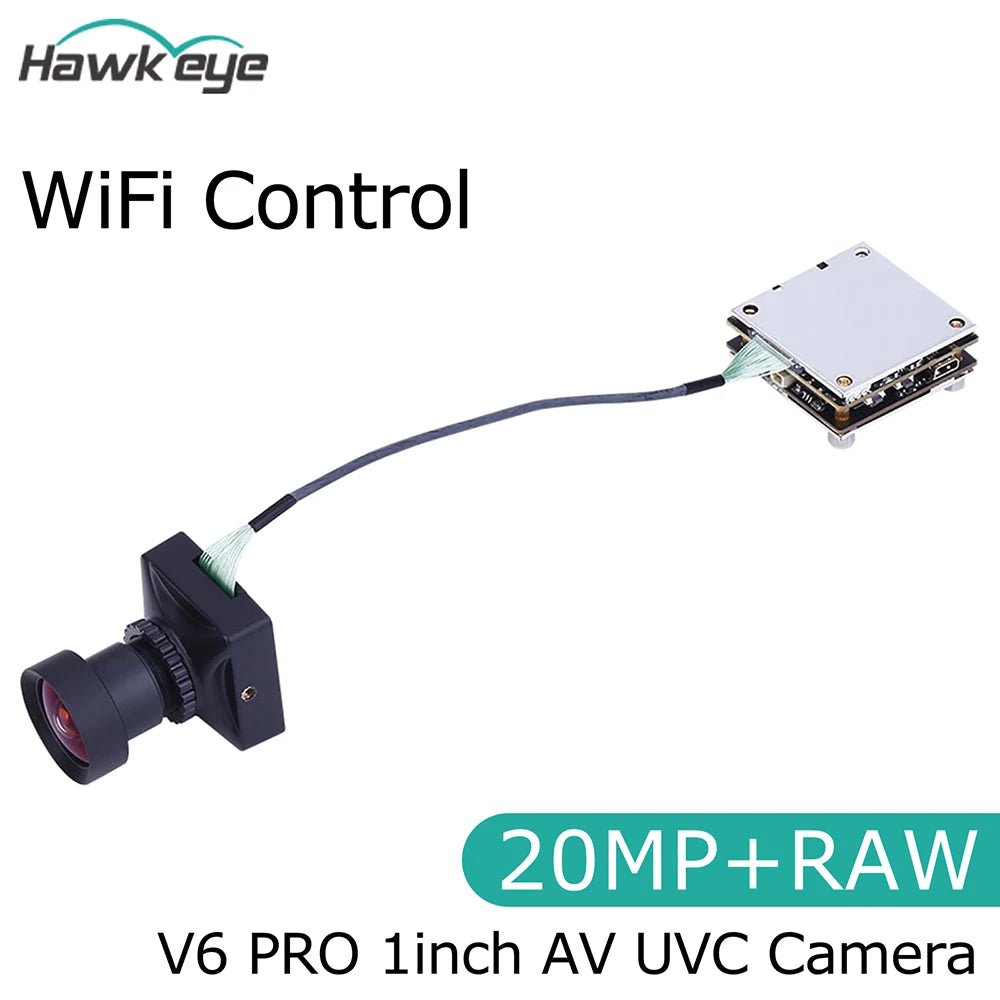 Hawkeye 6K Card Recorder Camera V6 PRO 1 INCH 20MP Camera WiFi control DC 7-26V 8X Digital zoom Multiple C-mount Housings - Image 5