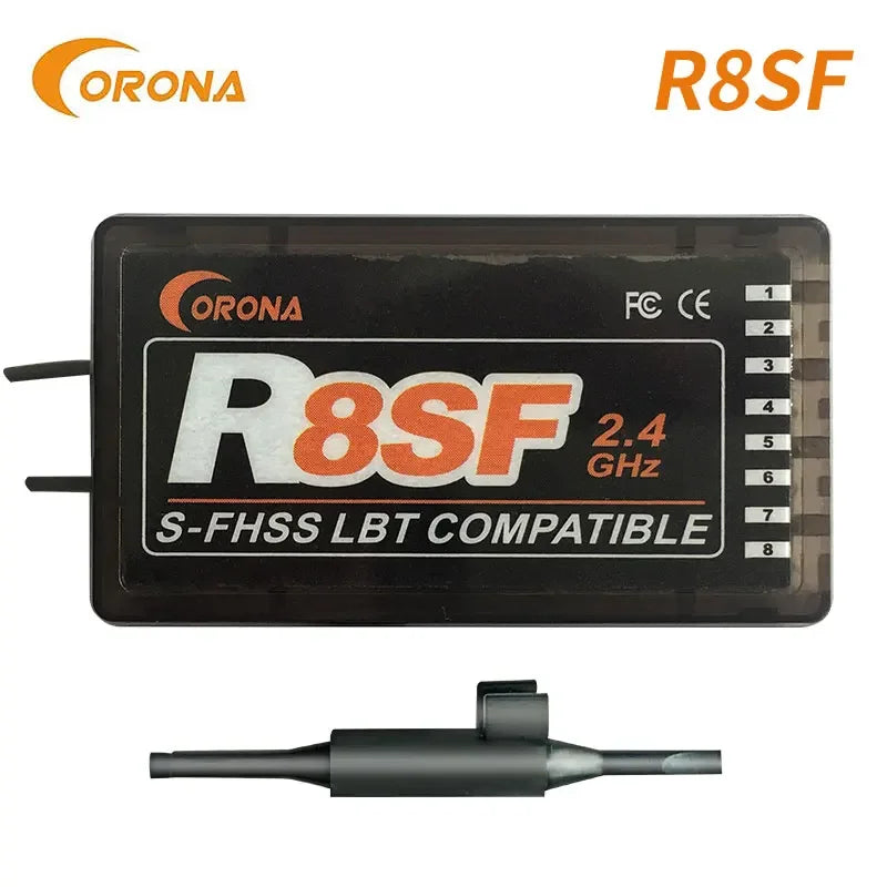 Corona 2.4G R4SF R6SF R8SF S-FHSS/FHSS Receiver Compatible FUTABA S-FHSS T6J T8J T14SG 16SZ Airplane Helicopters Car - Image 5