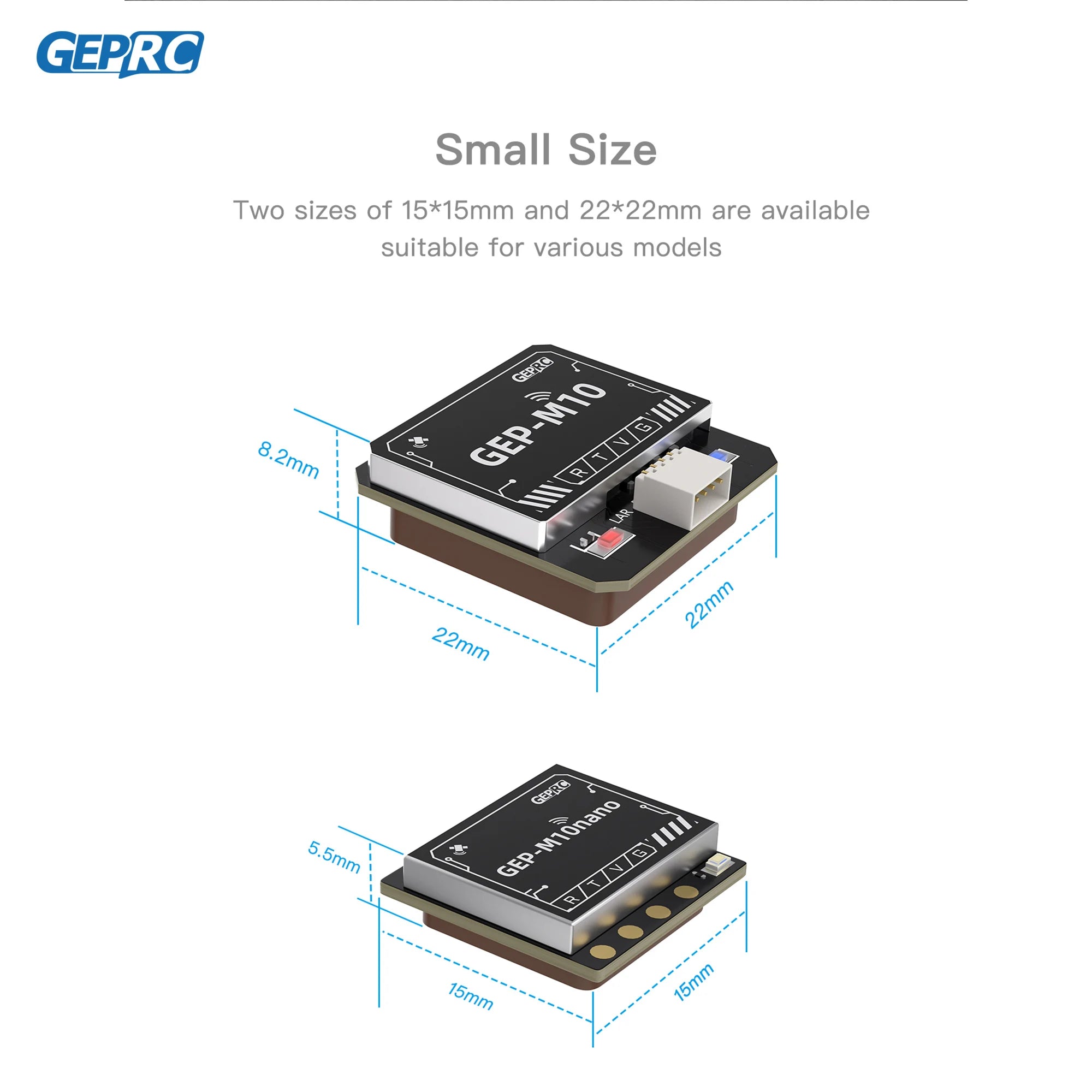 GEPRC GEP-M10 Series GPS Built-in Flash Chip QMC5883L Magnetometer DPS310 Barometer Accurate and Farad Capacitor for FPV Drone - Image 5