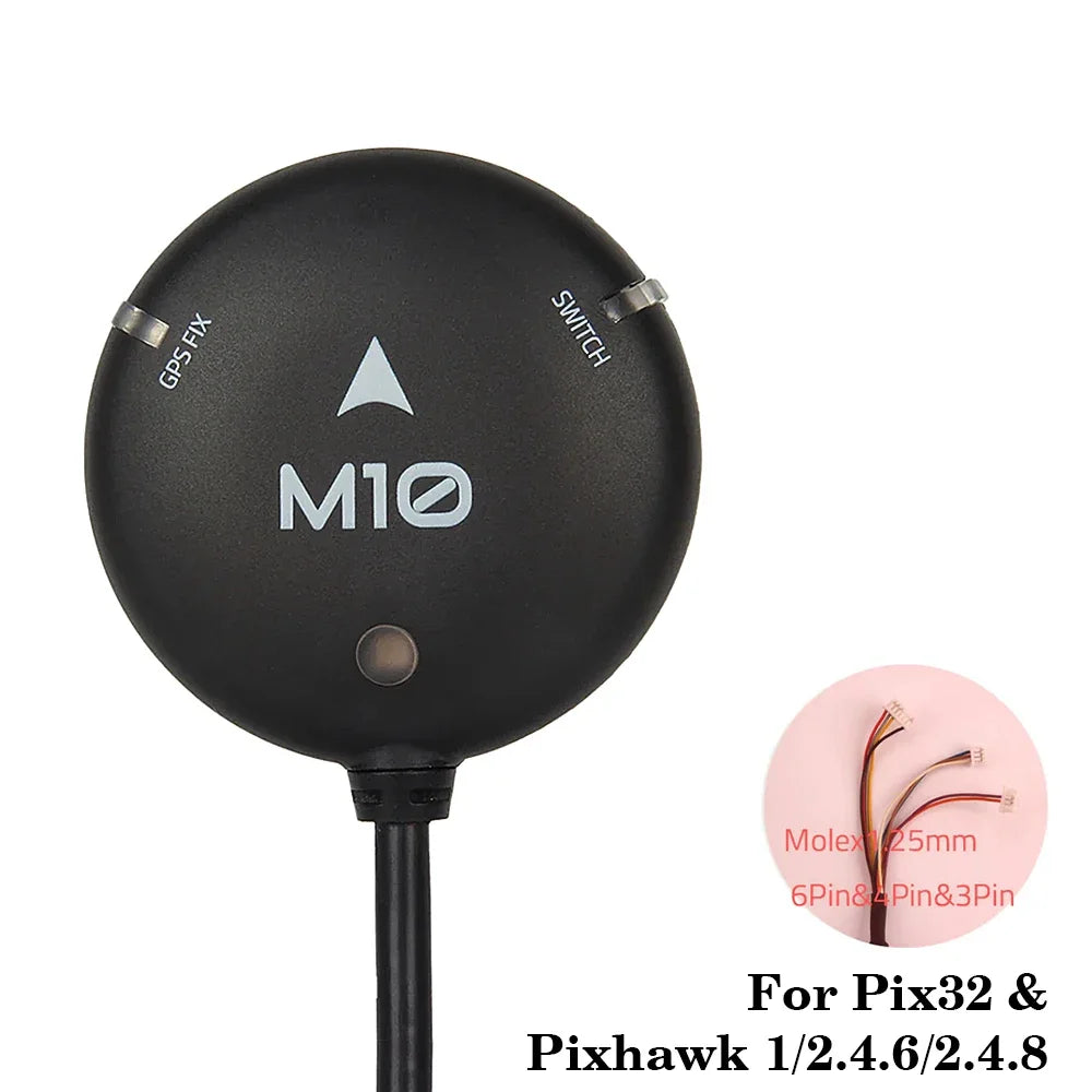 Holybro M10 GPS Module Standard/ Secondary GPS/ for Pix32 & Pixhawk 1/2.4.6/2.4.8 IST8310 Compass 115200 5Hz for RC FPV Drone - Image 4