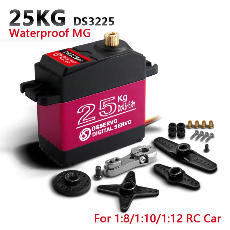 1X Waterproof Servo 20Kg 25Kg 30Kg 35Kg 40Kg High Speed servo Metal Gear Digital Servo RC Baja Servo For 1/8 1/10 Scale RC Cars - Image 4