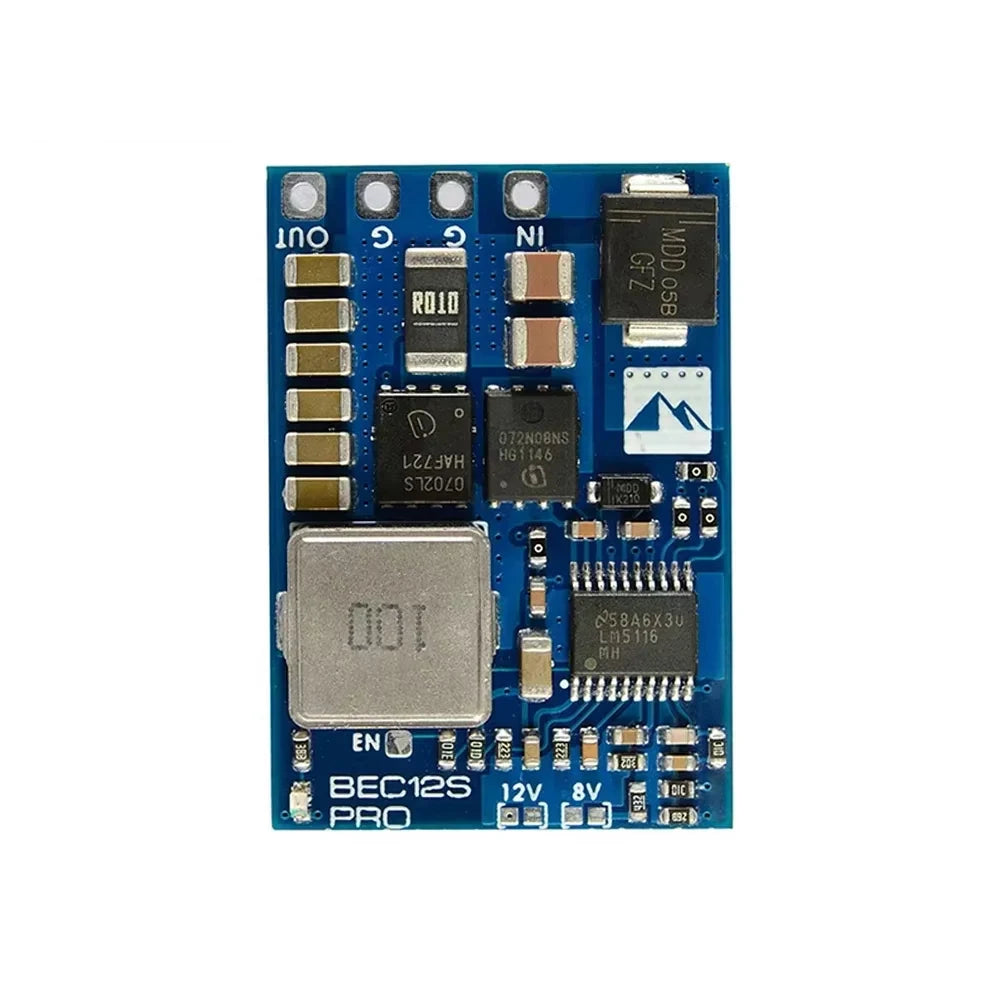 MATEK BEC12S-PRO 9-55V TO 5V/8V/12V-5A Voltage Regulator BEC Power Module Overcurrent Protection Self-recovery for RC FPV Drone - Image 2