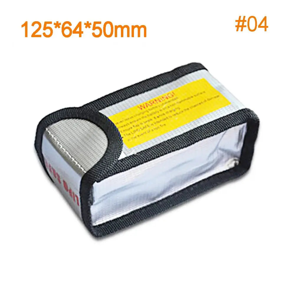 1Pc Silver RC LiPo Battery Safety Bag Fireproof Waterproof Explosion-proof Guard Charge Sack Practical Charging Protection - Image 8