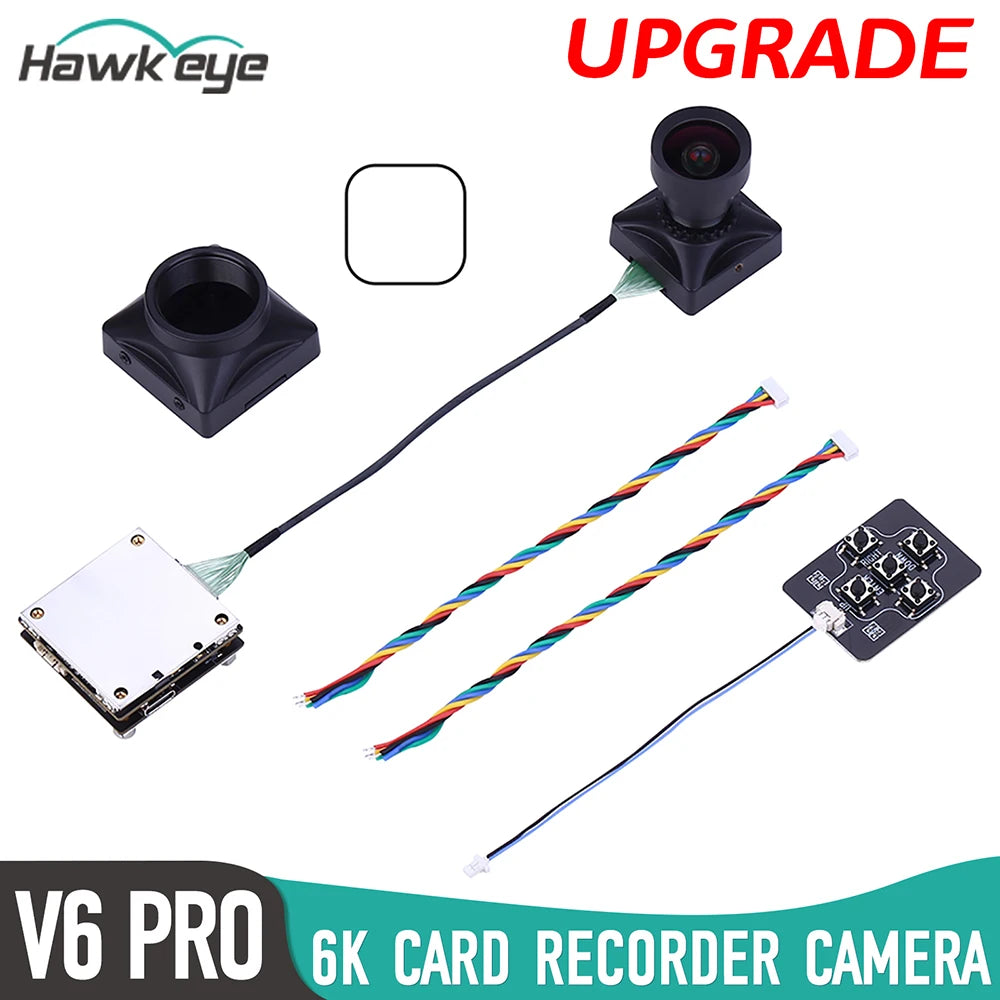 Hawkeye 6K Card Recorder Camera V6 PRO 1 INCH 20MP Camera WiFi control DC 7-26V 8X Digital zoom Multiple C-mount Housings - Image 4
