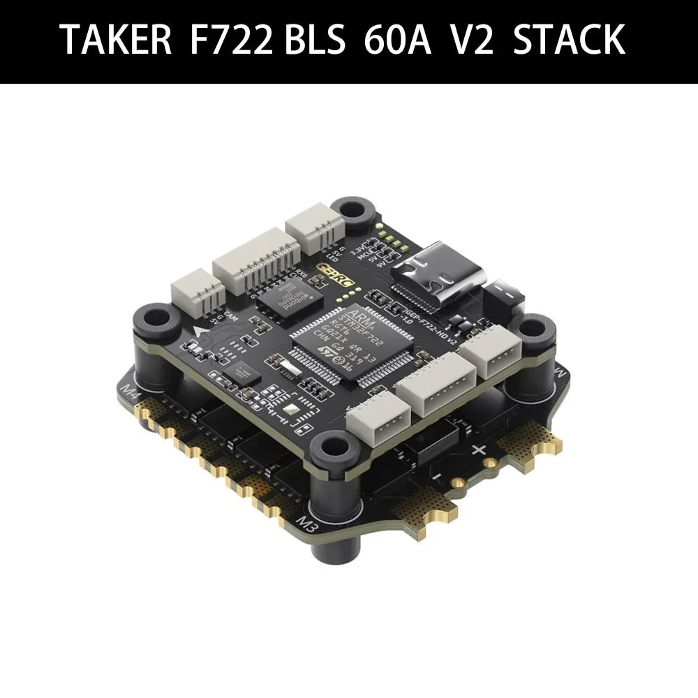 GEPRC TAKER F722 BLS 60A V2 STACK 4IN1 ESC BLS 60A Flight Data Record Plug Play Racing FPV Drone 16MB Black Box Data Analyze - Image 7