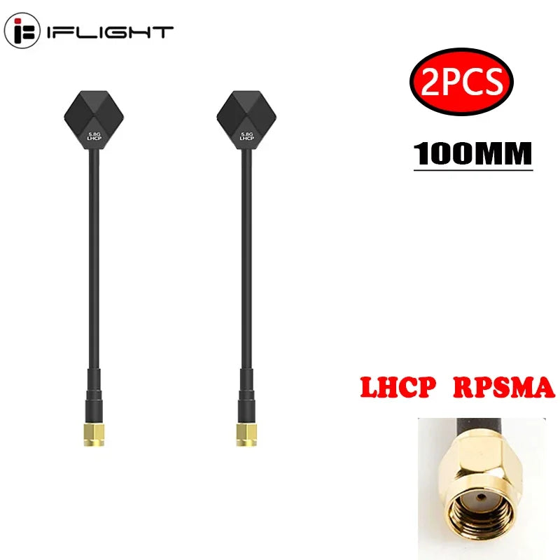 2PCS iFlight Albatross V2 5.8GHz LHCP RPSMA RHCP SMA FPV Antenna 100mm for FPV RC Drone Parts - Image 7