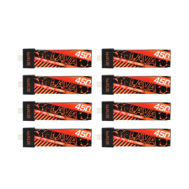 BETAFPV LAVA 1S 450mAh 75C Battery (4PCS) for Air75 Drones - Image 3