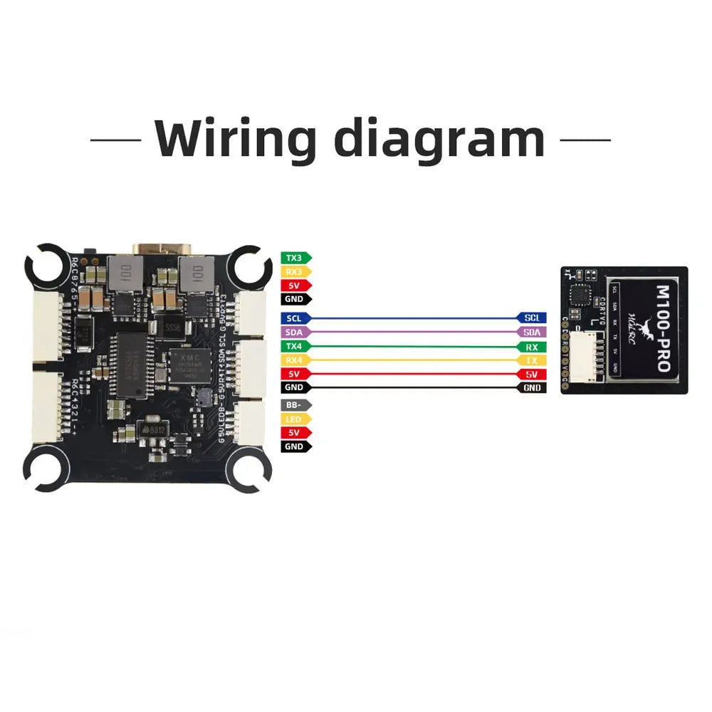 HGLRC M100 PRO GPS Chip B101 10th Generation Protocol Chip QMC5883L Compass for FPV Racing Freestyle Drones - Image 6