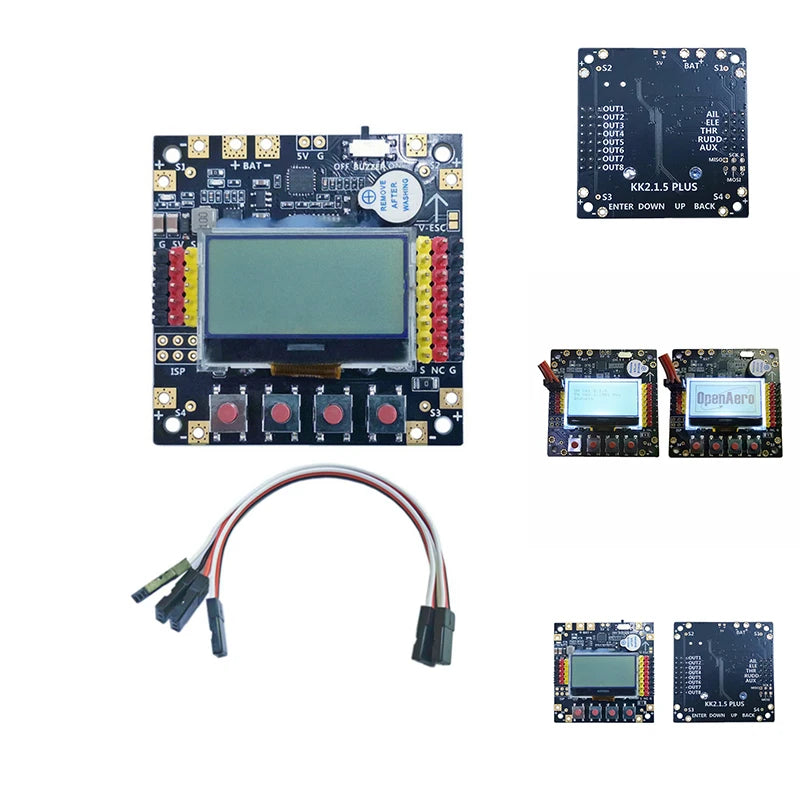KK2.1.5 PLUS KK2 Flight Control Board Flight Controller VTOL For FPV Racing Drone RC Airplane, V1.19S1 PRO Firmware Easy To Use - Image 5