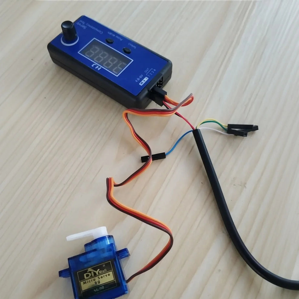 HJ Digital Servo Tester Portable ESC Consistency Control Tester for RC Helicopter Airplane Car RC Helicopter Tester Tool - Image 5