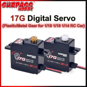 SURPASS HOBBY 17G Plastic / Metal Gear Mini Digital Servo for 1/18 1/16 1/14 RC Car Truck Airplane Robot D90 MN WPL SCY MJX JJRC