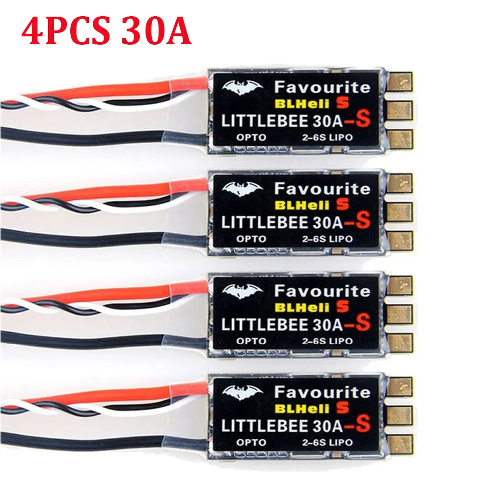 FVT LittleBee Little Bee BLHeli_S ESC DSHOT SPRING 20A ESC BLHeli S Speed Controller 2-4S for FPV Racing Drone - Image 8