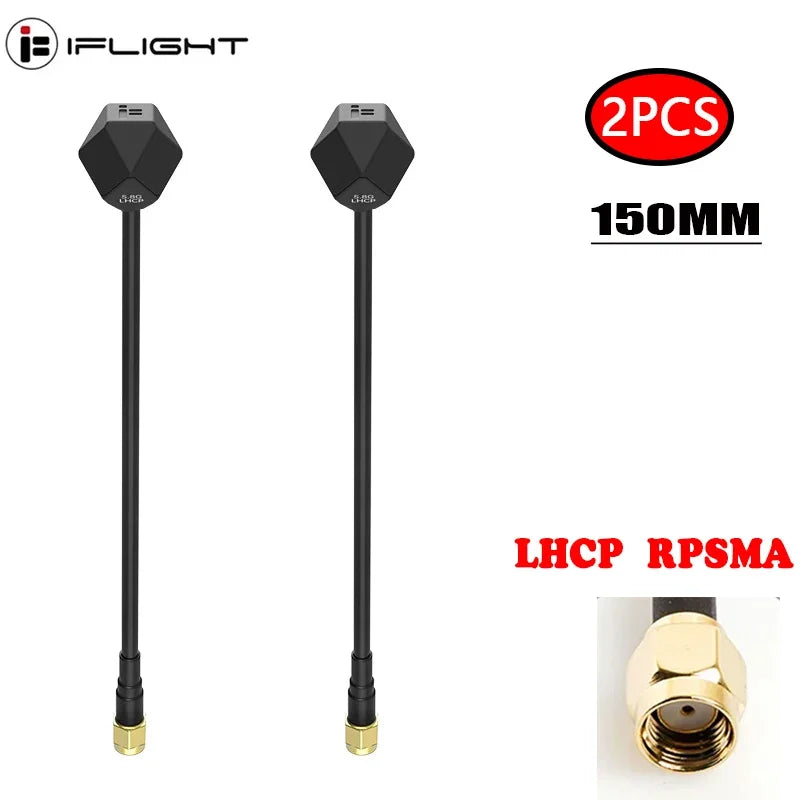 2PCS iFlight Albatross V2 5.8GHz LHCP RPSMA RHCP SMA FPV Antenna 100mm for FPV RC Drone Parts - Image 9
