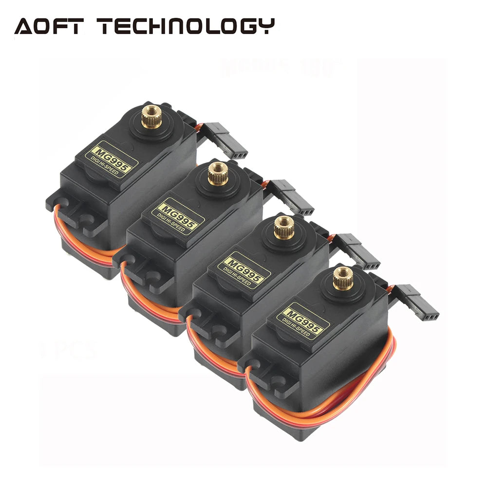4PCS 13KG 15KG Servos Digital MG995 MG996R Servo All Metal Gear for JR Car RC Model Helicopter Boat Arduino UNO DIY - Image 2