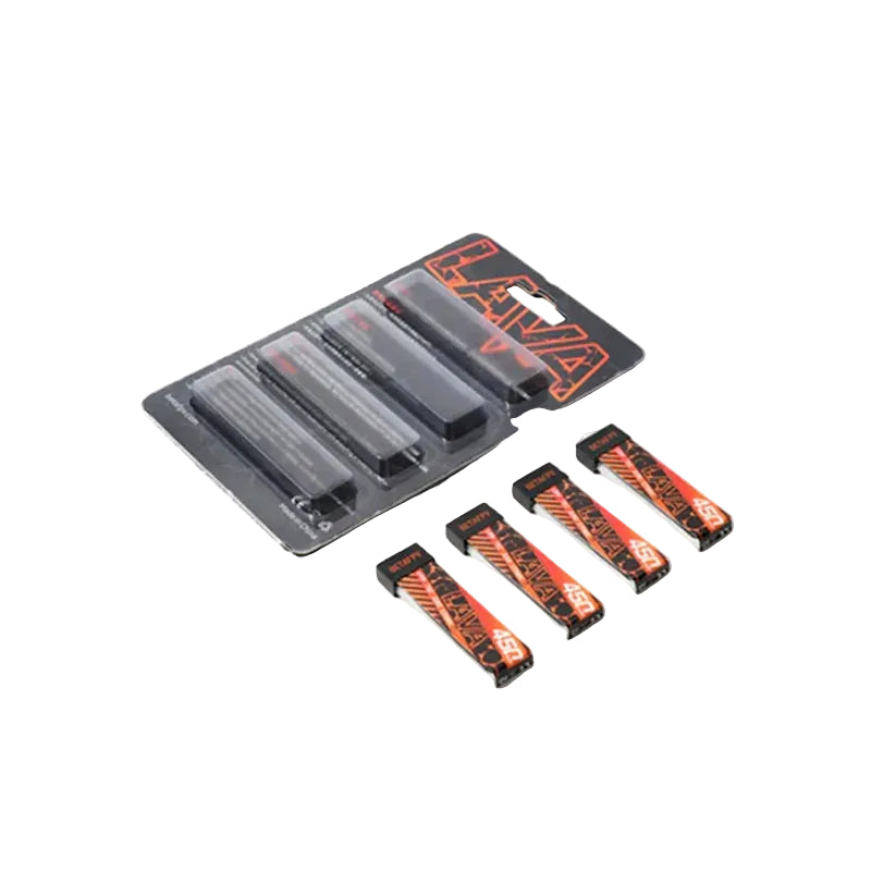 BETAFPV LAVA 1S 450mAh 75C Battery (4PCS) for Air75 Drones - Image 4