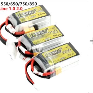 Ace Tattu 550/650/750/850MAH R-Line 1.0 2.0 LiPo Rechargeable Battery 550/650/750/850MAH95C 3S 4S 6S for RC FPV Racing