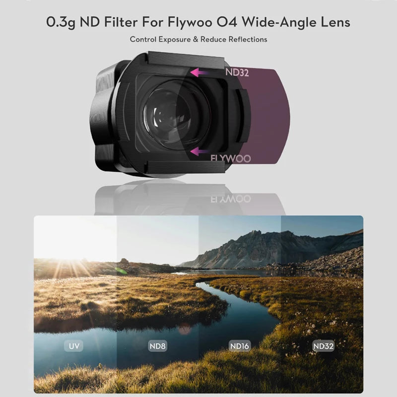 FLYWOO O4 Lite Wide-Angle Lens 155° FOV Wide Field View For DJI O3/O4 O4 PRO Camera Frame FPV Quadcopter Drone Accessory - Image 6