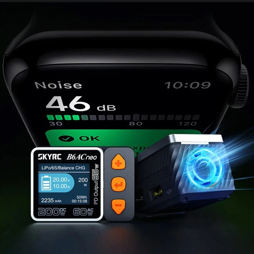 SKYRC B6AC NEO Smart Charger AC 60W DC 200W 10A Battery Balance Charger for for 1-6S Lipo LiFe Lilon LiHV 1-15S NiMH NiCd - Image 3