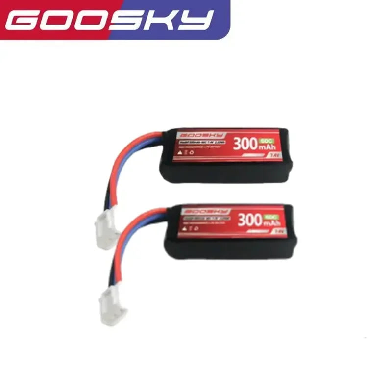 Original GOOSKY S1 Battery 3D RC Helicopter 7.4V 300mAh Lipo Spare Parts Accessories 100% New - Image 3