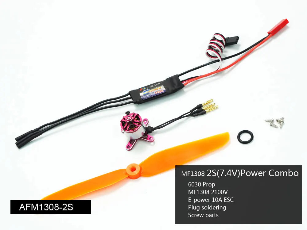 AEORC AFM1306-2S Micro Power System Combo 7.4V 5-inch 6-inch 1306/1308 Electric Racing Drone Motor Combo Kit for DIY Build - Image 5