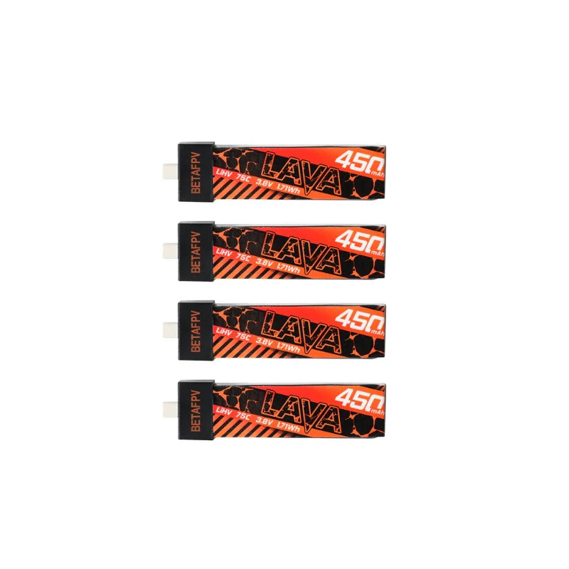 BETAFPV LAVA 1S 450mAh 75C Battery (4PCS) for Air75 Drones - Image 6