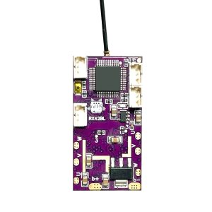 Multi Protocol Long Range Receiver Built-in Dual 12A BLHeli Brushless ESC with BEC for Flysky i6 i6X Wfly Microzone Radiomaster