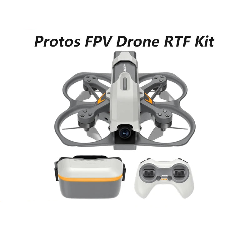 CADDXFPV NEW Protos Drone FPV Kit ELRS 2.4G Alink 5.8G 4.5" 1080P FPV Goggles HD Ascent Lite VTX Ultra Low Latency Transmission