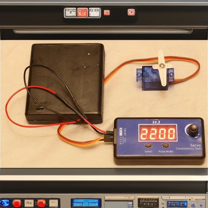 HJ Digital Servo Tester Portable ESC Consistency Control Tester for RC Helicopter Airplane Car RC Helicopter Tester Tool - Image 4
