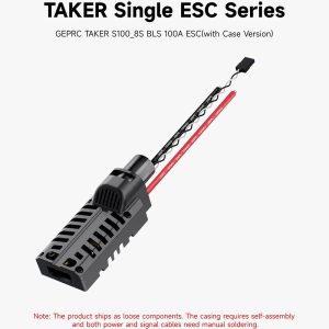 GEPRC TAKER S100 8S BLS 100A ESC 3-8S Lipo Input Voltage 100A/80A/60A Continuous Current Support Dshot 150/300/600 Protocols