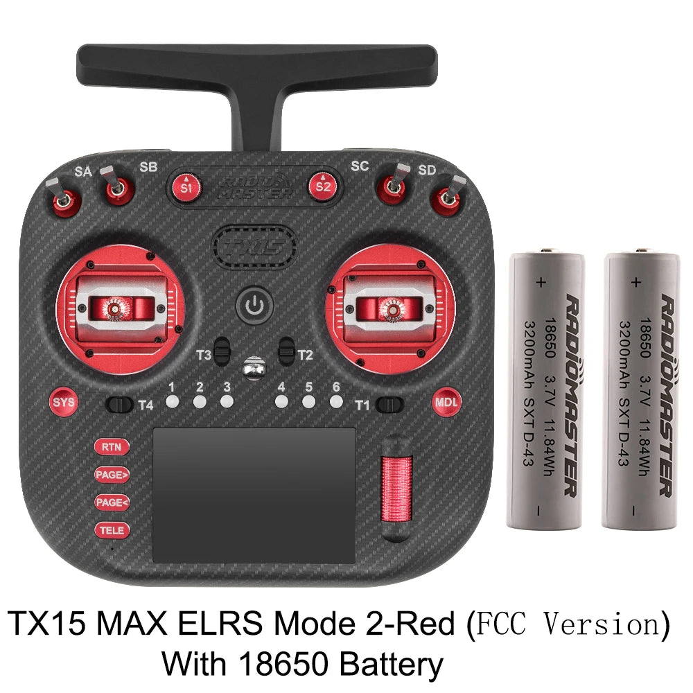 Radiomaster TX15 Max 3.5inch IPS Touchscreen Radio Controller ExpressLRS With AG02 CNC Hall Gimbal Built-in Gyro Microphone - Image 12