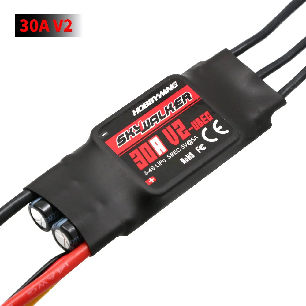 Hobbywing Skywalker 40A 50A 60A 80A 15A 20A 30A 100A 120A V2 130A160A ESC Speed Controller With UBEC For RC Airplanes Helicopter - Image 9