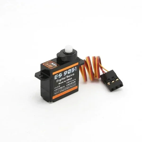EMAX New ES9051 ES9251 4.3g/2.5G Digital Servo Motor Plastic Gear 0.8kg Torque for 3D F3P Airplanes - Image 3