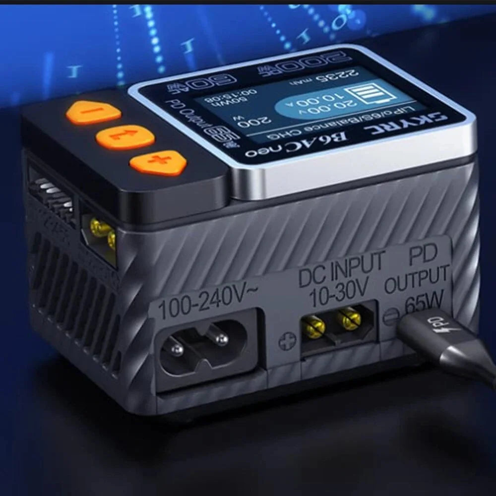SKYRC B6AC NEO Smart Charger AC 60W DC 200W 10A Battery Balance Charger for for 1-6S Lipo LiFe Lilon LiHV 1-15S NiMH NiCd - Image 4