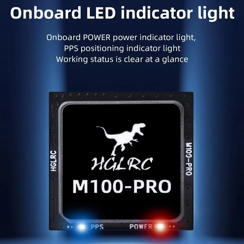 HGLRC M100 PRO GPS Chip B101 10th Generation Protocol Chip QMC5883L Compass for FPV Racing Freestyle Drones - Image 3