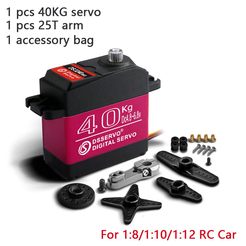 1X Waterproof Servo 20Kg 25Kg 30Kg 35Kg 40Kg High Speed servo Metal Gear Digital Servo RC Baja Servo For 1/8 1/10 Scale RC Cars - Image 13